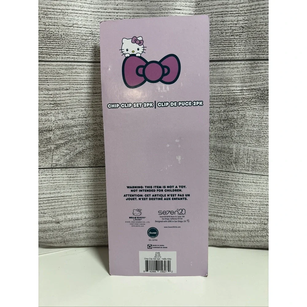5/$20!  Hello Kitty‎ Chip Clip Set 2 Pk